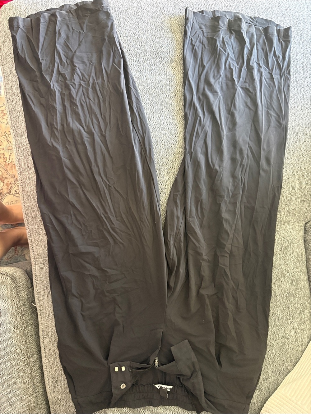 Athleta Women's Black Wide-Leg Pants